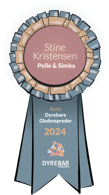 Illustrasjon av medalje til Stine Kristensen og Pelle &amp; Simba - Klikk for stort bilete