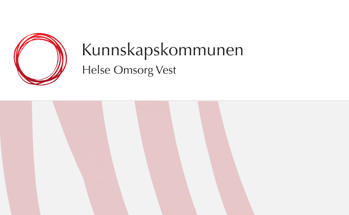 Kunnskapskommunen Helse Omsorg Vest - Klikk for stort bilete